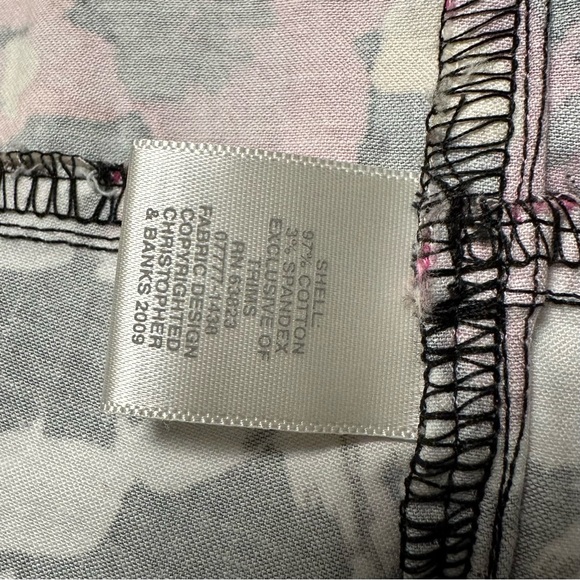 Floral Print Cotton Lightweight Stretch Jacket NWT - Picture 4 of 7